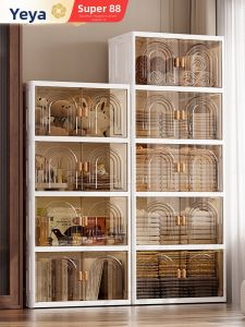 YEYA | Multi-Layer Foldable Plastic Storage Cabinet