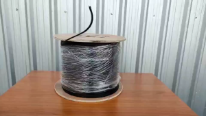 สาย ไฟเบอร์ ออฟ ติก 1 Core มีสลิง Fiber Optic 1core FTTH (SM) Single mode 500 เมตร 1000 เมตร เเละ 2000 เมตร