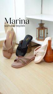 PATRIS Marina Sandal Wanita Flat / Teplek