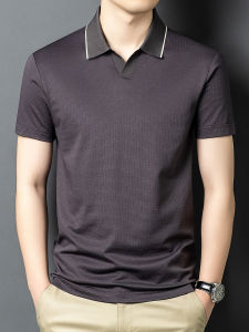 J&FO | Mulberry Silk Thin Breathable Summer Crewneck Short Sleeve Mens T-Shirt