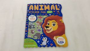 Animal Sticker Fun Activity Book With Puffy Stickers Mazes Activities & Press Out Model