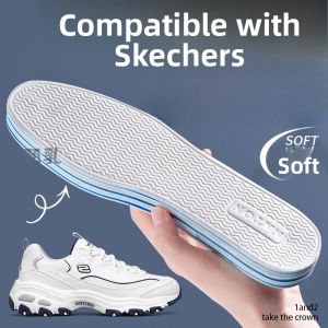 XIANZHAO | Skechers Ultra-Thin Latex Shoe Insoles Womens Summer Anti-Slip Non-Stick Foot Dad Shoes 3mm Thin Model Shoe Inserts