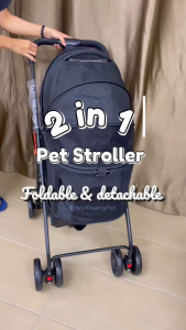 MStock Pet Stroller Modern Design Hand Carrier Holder Foldable Outdoor Stroller For Cat & Dog
