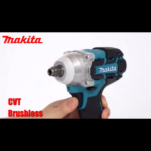 Makita ประแจไฟฟ้า 2 ก้อน Brushless Electric Impact Wrench คุณภาพสูง แบต 6 ก้อน 6200rpm 520 N.M เพื่อผ่านระบบบิดซีดิมพย์ ซื้อที่นี่แสดงความแข็งแกร่งแรงบิดสูง