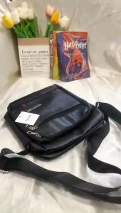 VOLUNTEER Crossbody Sling Bag PU Leather Texture Shoulder Bags for Men and Women P30178