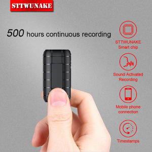 ร้องเรียนสบายสำหรับการสัมผัสและเสียงกับพร่าคุณกับ Time Mini Voice Activated Recorder Built-in Magnet Spy Small Digital Audio Hidden Recording Listening Device Sound Dictaphone STTWUNAKE