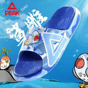 Peak Mens Basketball Slippers Outdoor Sports Shoes Womens Trendy Couples Slip-On Sandals Breathable Quick-Dry Anti-Slip