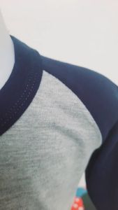 Kaos Anak Polos Laki laki Perempuan Katun Premium 1-8 Tahun baju polos Raglan Tangan 3/4