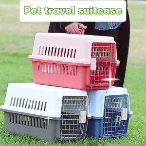 Pet Cargo Kucing Anjing - Kandang Anjing Kucing Kelinci/Anabul - Tas travel Hewan - Pet carrier - Kandang Dengan Pintu Besi - keranjang kucing murah