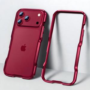 Ultra-Thin Aluminum Metal Frame Light Bumper Case For Iphone 18 Pro Max 17 Air 17Pro Alloy Protective Acccessories Bare Cover
