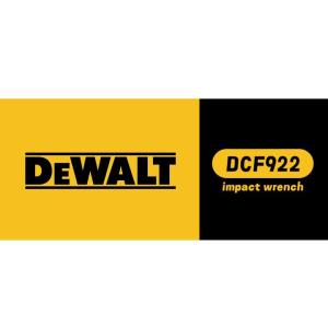 DeWalt | DEWALT DCF922 20V Brushless Impact Wrench 1/2 Inch Square Shaft 0-3500IPM Stepless Speed LED Light Mechanical Assembly Tools