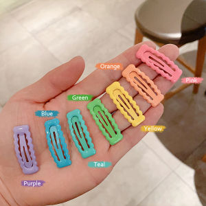 New Arrival 4cm Girl BB Clip Does Not Hurt Hair Baby Mini Colorful Oil Necklace Small Hairpin Kids Cropped Hair Clip Young Adult
