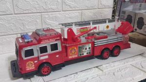 FIRE TRUCK TOY FRICTION CAR WITH EXTENDED LADDER TOY CAR FOR KIDS