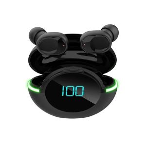 Waterproof Noise Cancelling TWS Earbuds Bluetooth Headphones with Digital Power Display Mic for Gaming Workout