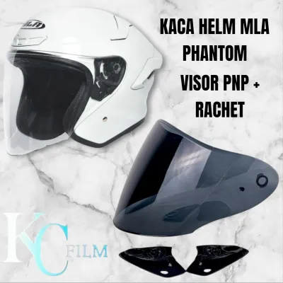 KACA HELM MLA PHANTOM FREE RACHET DUDUKAN