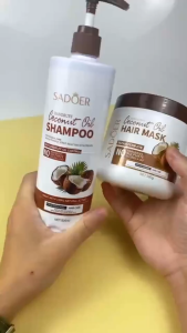 PEPO - SADOER Nourishing Hair Mask with Coconut Oil - Deep Hydration Non-greasy Soft & smooth hair (400g/500g/950g)