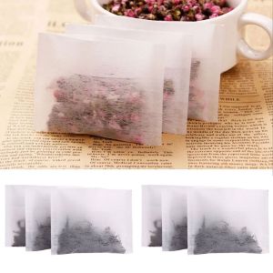 JIYAN2866 100Pcs Kitchen Convenience Gadgets Disposable Tea Bag Folding Tea Tea Filter Bag Durable Empty Tea Infuser