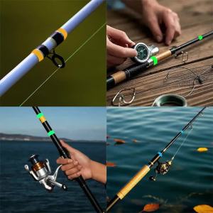 PET Self-Adhesive Luminous Tape Glow-in-the-Dark Fluorescent Warning Stickers for Stage Decor Fishing Rod Tool Glow