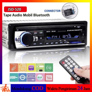 Tape Mobil Bluetooth Mp3 JSD-520 USB MP3 FM Radio Tape Audio Radio Mobil Multifungsi Bluetooth Tipe Mobil 12 Volt Tape Mobil Super Bass