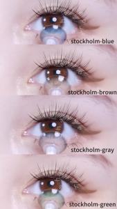EyeShare | EYESHARE 1 Pair Colored Contact Lenses Black Eye Lenses Brown Natural Pupils Soft Comfort Eyes Pupils for Daily&Party Makeup