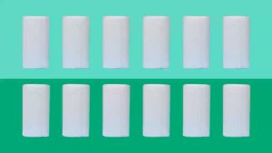 Yusen 14Rolls Extra Long and Soft Bathroom & Toilet Paper 100% Virgin Wood PulpWettable Use. Gentle and Non-irritationg Tissue to Use