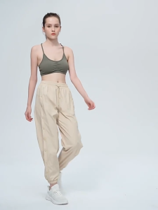 Quần jogger dài lưng cao thể thao nữ thích hợp tập gym yoga chạy bộ đạp xe XGYM có big size X8838