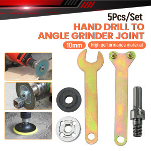 Ellebreen 5PCS/Set 10mm Electric Drill Conversion Angle Grinder Connecting Rod for Cutting Disc Polishing Whee