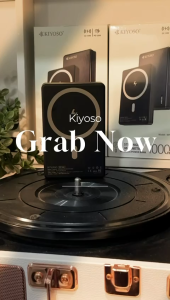 KIYOSO WP1001 22.5W Wireless Powerbank CCC 10000mAh 20W Fast Charging PD Quick Charge Magnetic Power bank