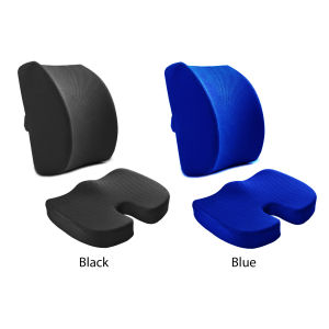 Memory Foam Car Seat Cushion for Comfort and Support in Office Travel and Car Use with Breathable Cover
