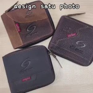SEAZONN*DOMPET KULIT ZIP KULIT LELAKI/READY STOCK💥SHORT WALLET LEATHER FOR MEN TRENDY* NEW FASHION ZIP WALLET/DOMPET KULIT ZIP *DOMPET KULIT ZIP EMAS