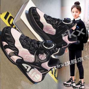 Girls Running Shoes: Waterproof Sports Sneakers & Anti-slip Rubber Sole
