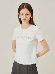 เสื้อยืดคอกลมแขนสั้นพิมพ์ลายแฟชั่นฤดูร้อน ทรงสลิมฟิต ผ้าโพลีเอสเตอร์ ระบายอากาศได้ดี เสื้อผ้าทำงานสไตล์ยุโรปและอเมริกัน