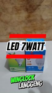 LAMPU LED 7 WATT BOHLAM LED BULB 7W E27 - PUTIH