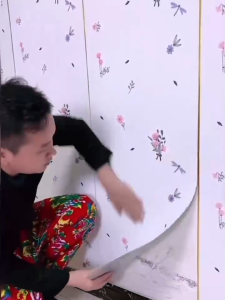 168 Home Decor 10Mx45cm pvc Self adhesive Waterproof Wallpaper Fabric Safty Home Decor Wallcovering For Living Room Bedroom Background Wall Stickers - intl