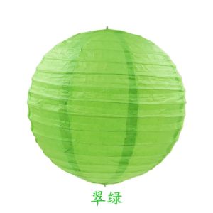 Chinese Round Paper Lantern Bamboo Chinese Oriental Style Lantern Lamp Wedding Party Restaurant Holiday Home Decoration Green