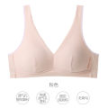 Breathable Thin Cotton Vest Bra for Adolescent Girls Middle School High School Students Sweet Style No Steel Ring Removable Straps. 