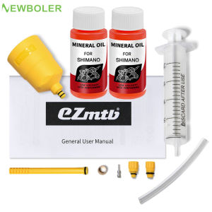 Newboler Bicycle Hydraulic Brake Bleed Tool For SHIMANO Bleed Kit Tool MTB Road Bike Repair Tool With Mineral Oil Universral Bicycle Accessories