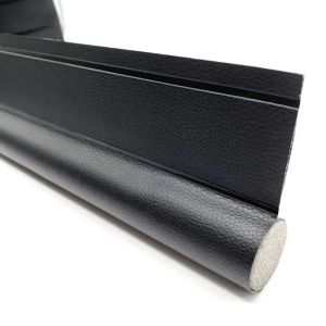 Under Door Draft Stopper Covered with Leather Outer Underdoor Noise Stopper Gap Filler Bottom Sweeps for Interior  Door Noise