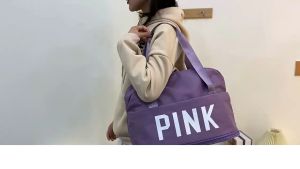 กระเป๋าเดินทาง สามารถขยายก้นกระเป๋าได้ กระเป๋าขนาดใหญ่ กระเป๋ากันน้ำ กระเป๋ากีฬากระเป๋า สกรีนสวย ผ้า Oxford พร้อมส่ง👜🌈