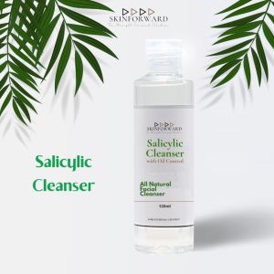 BUY 1 TAKE 1 - FACIAL CLEANSING SALICYLIC ACID CLEANSER + OIL CONTROL\\n\\n Understanding Salicylic Acid Cleanser\\n\\nSalicylic acid (SA) is a beta hydroxy acid (BHA) that serves as an effective exfoliator. It encourages cellular turnover and helps to slough off dead skin cells, improving skin dullness and texture. Unlike physical exfoliants like face scrubs, salicylic acid feels less harsh and provides a gentler exfoliation experience.\\n\\n Exfoliates Dead Skin Cells\\n\\nSalicylic acid acts as a chemical exfoliant, which means it dissolves the bonds between skin cells, allowing them to easily fall away. This process helps to improve skin texture and reduce the appearance of fine lines and wrinkles.\\n\\n Deep Cleansing & Pore Clearing\\n\\nSalicylic acid can penetrate deep into pores, softening the contents of clogged pores and loosening the \"glue\" that causes skin cells to stick together. By removing the contents of clogged pores, salicylic acid helps to prevent the formation of acne, including whiteheads, blackheads, and small red pimples.\\n\\n Removes Excess Oil\\n\\nSalicylic acid is oil-soluble, meaning it can penetrate beneath the skin's surface to clean out excess sebum from pores. By reducing oiliness, salicylic acid can improve the appearance of pores and help to maintain a healthy balance of oils on the skin.\\n\\n Benefits of Salicylic Acid Cleanser\\n\\nSalicylic acid cleansers offer several benefits for individuals with mild acne, blackheads, and whiteheads. Here are some of the key advantages:\\n\\n Mild Acne Treatment\\n\\nSalicylic acid cleansers are effective at treating mild acne by removing excess oil and unclogging pores. They can help to reduce the appearance of acne, including whiteheads, blackheads, and small red pimples.\\n\\n Blackheads & Whiteheads Removal\\n\\nSalicylic acid cleansers are particularly effective at removing blackheads and whiteheads by penetrating deep into pores and loosening the contents of clogged pores. This helps to prevent the formation of new blackheads and whiteheads and can improve the overall appearance of the skin.\\n\\n Oil Control Skin Cleanser\\n\\nSalicylic acid cleansers are great for individuals with oily skin, as they help to control excess oil production and maintain a healthy balance of oils on the skin. By reducing oiliness, salicylic acid cleansers can improve the appearance of pores and prevent the formation of acne.\\n\\n How to Use Salicylic Acid Cleanser\\n\\nIncorporating a salicylic acid cleanser into your skincare routine is easy. Here are some tips for best results:\\n\\n Incorporating into Your Skincare Routine\\n\\nUse a salicylic acid cleanser as part of your daily skincare routine, ideally in the morning and evening. Apply the cleanser to damp skin and massage gently in circular motions. Rinse thoroughly with lukewarm water.\\n\\n Frequency of Use\\n\\nIt is recommended to use a salicylic acid cleanser once or twice daily, depending on your skin type and concerns. If you have sensitive skin, start with once daily and gradually increase to twice daily as needed.\\n\\n Tips for Best Results\\n\\n- Always patch test a new product before incorporating it into your routine.\\n- Avoid using other exfoliating products at the same time, as this can irritate the skin.\\n- Follow up with a moisturizer and sunscreen to protect the skin.\\n- If you experience any irritation or redness, discontinue use and consult a dermatologist.\\n\\nIn conclusion, Salicylic Acid Facial Cleanser is a powerful tool for individuals with mild acne, blackheads, and whiteheads. By incorporating this cleanser into your skincare routine, you can achieve clearer, healthier-looking skin. Remember to use it as directed and consult a dermatologist if you experience any adverse reactions.\"\n}