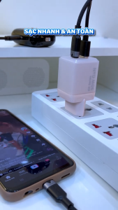 Vention Củ Sạc Nhanh GaN 30W Chuẩn PD 3.0 PPS 2 Cổng USB Sạc Đôi Cho Điện Thoại Máy Tính Bảng