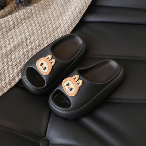 Childrens Indoor Home Bathroom Thick Bottom Anti-slip Soft Bottom Cute Cartoon Rabbit Summer Slippers Toddler Baby Slippers