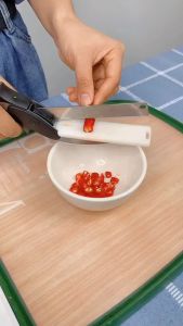 Clever Cutter Pisau atau Gunting Pemotong + Talenan Serba Guna