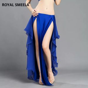 Performance Belly Dance Costume Waves Slit Skirt Dress Carnival Colour 6