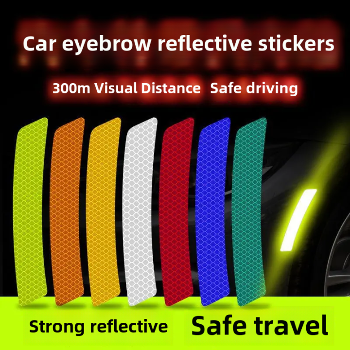 Reflective Car Stickers Beautiful Insurance Bumper Guard Night Light