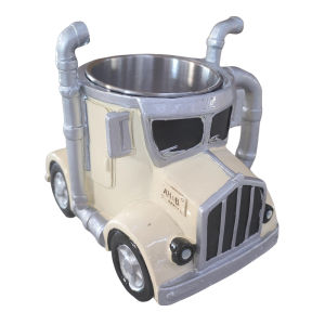 กึ่งรถบรรทุกแก้วกาแฟ 200-250ml สแตนเลสสตีลรถบรรทุกถ้วยกาแฟเรซิ่นแก้วกาแฟของขวัญสําหรับกาแฟและรถบรรทุกคนรัก