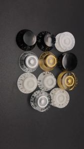 Electric Guitar Bass Acrylic Knob Hat Tone and Volume Control Knobs for LP Style Guitars Replacement