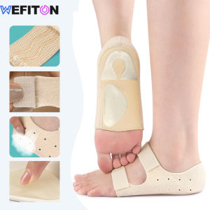 1Pair Gel Heel Protectors with Arch Support for Plantar Fasciitis- Pain Relief Cushion Pads for AchillesTendinitisCracked Heels