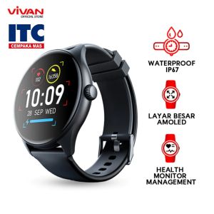 Smart Watch Jam Tangan Digital Vivan VWY27 Amoled Bluetooth Call Original Bergaransi Smartwatch