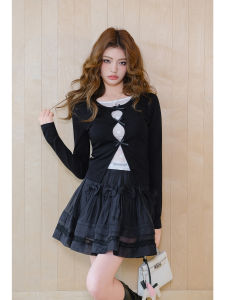 MIUCO | Áo Thun Dài Tay Elegance MESH Ren Xem Thấu